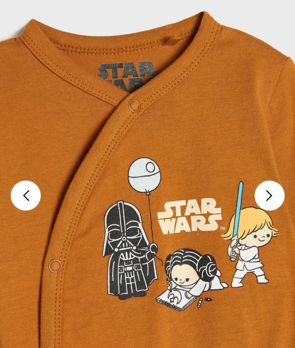 Body dla chlopca na 86 cm Brązowe Star Wars