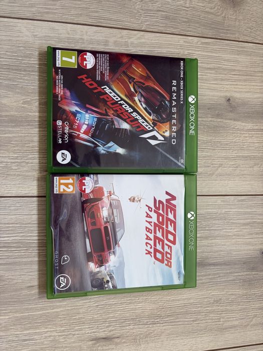 Zestaw dwóch gier Need For Speed na xbox one