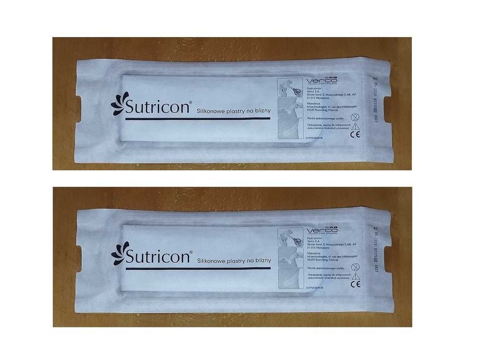 2 x plaster Sutricon 5cm x 30cm