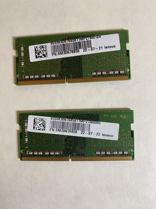 Оперативна памʼять 16 Гб (2х8GB)