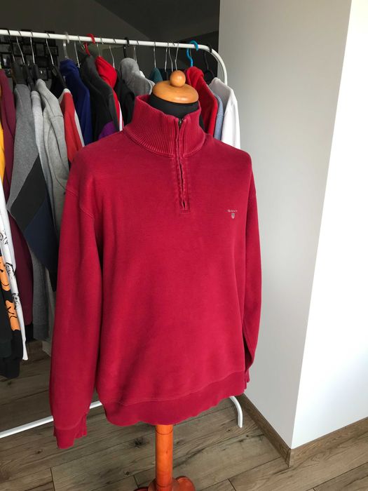Sweter Gant half zip rozm. XL
