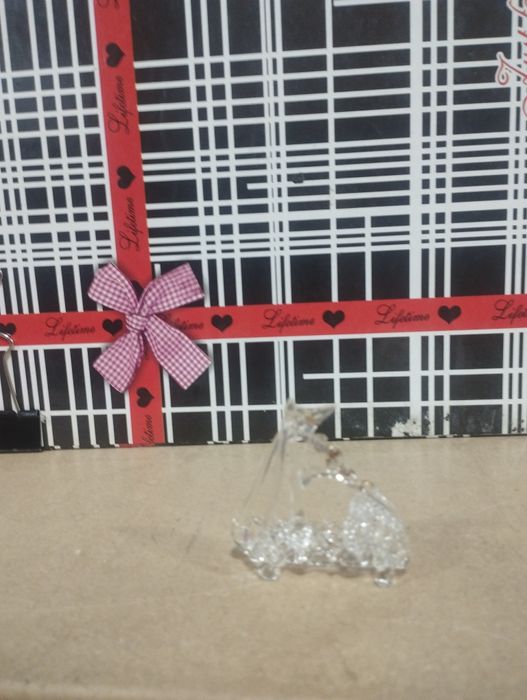 Peça em miniatura em cristal