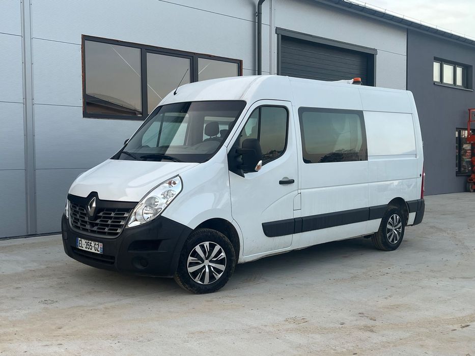 Renault Master doka l2h2 l3h2 doka  L3 H2 długi 3m paki 7 osobowy długi klima brygadówka doka max klima FV