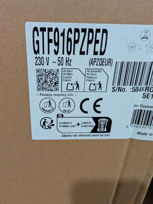Frigorífico combinado LG - No Frost - 184 cm - 592 L - Inox - Novo c/garantia