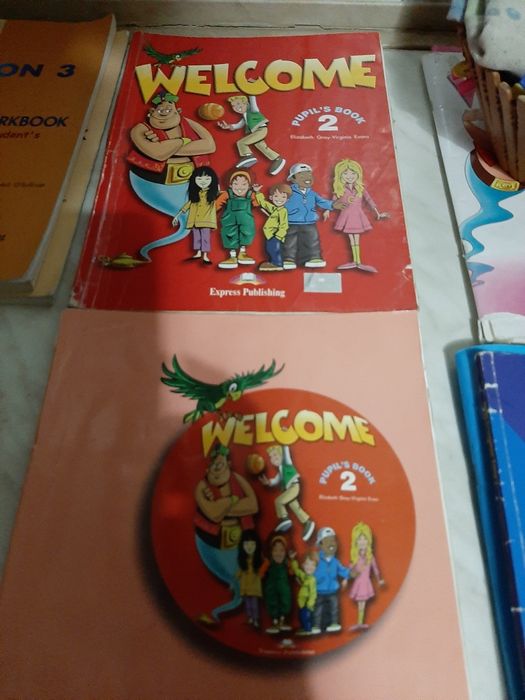 Welcome учебник+рабочая тетрадь оригинал