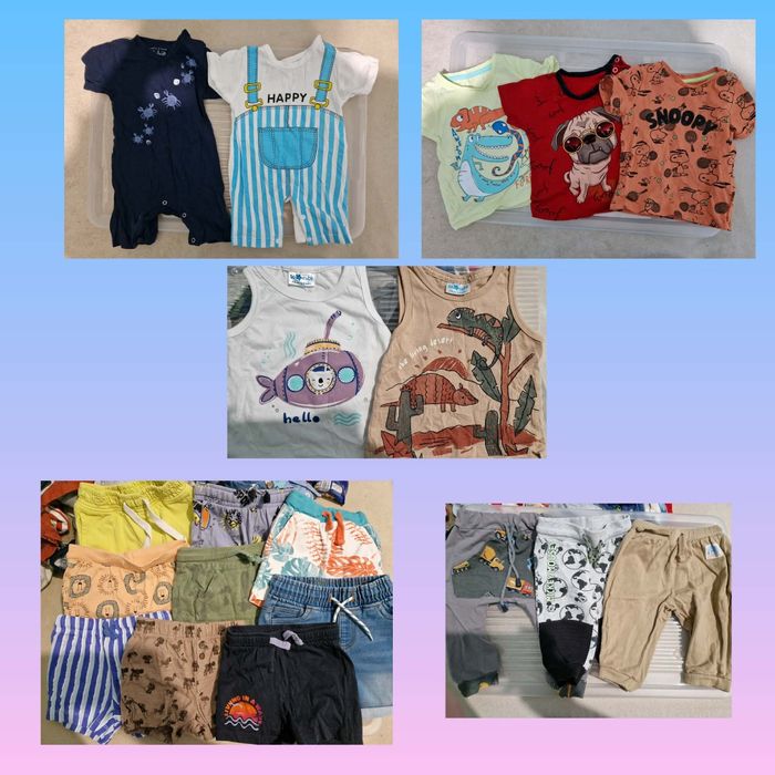 Paka ubran 74 chlopiec