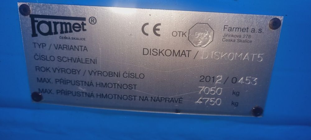 Agregat Brona Talerzowa FARMET DISKOMAT 5