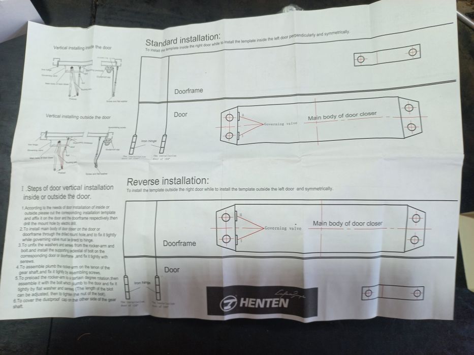 Доводчик дверной