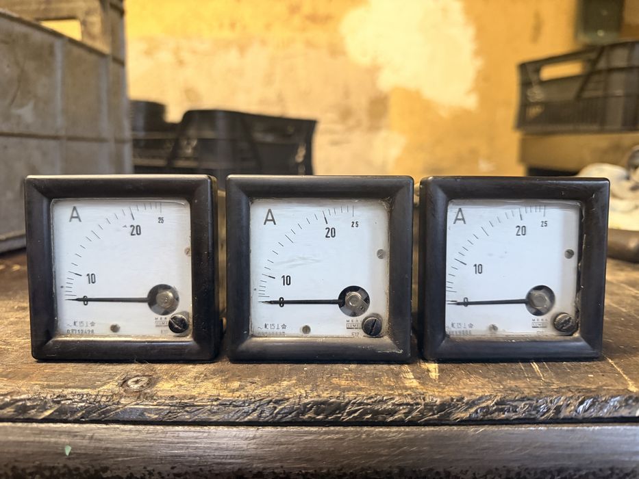 Amperomierz Tablicowy Mera Lumel E17 25A 3szt