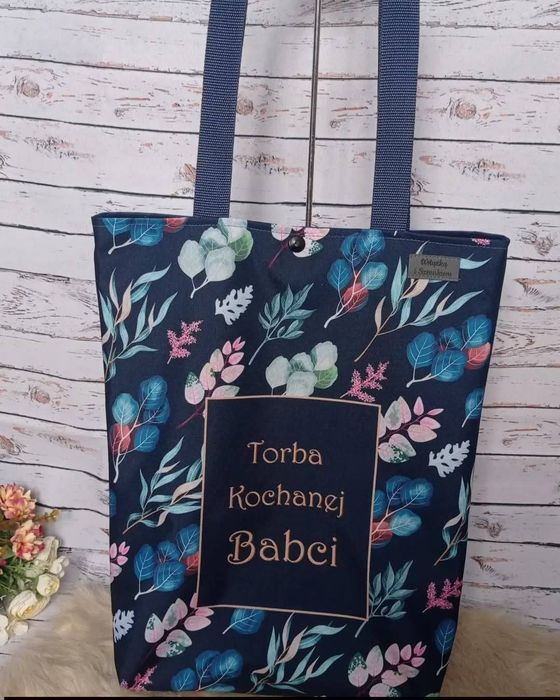 Dwie torby Shopperki dla babć