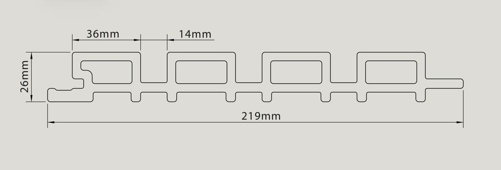 Lamele elewacyjne kompozytowe zewnętrzne 4DECK WALL PREMIUM
