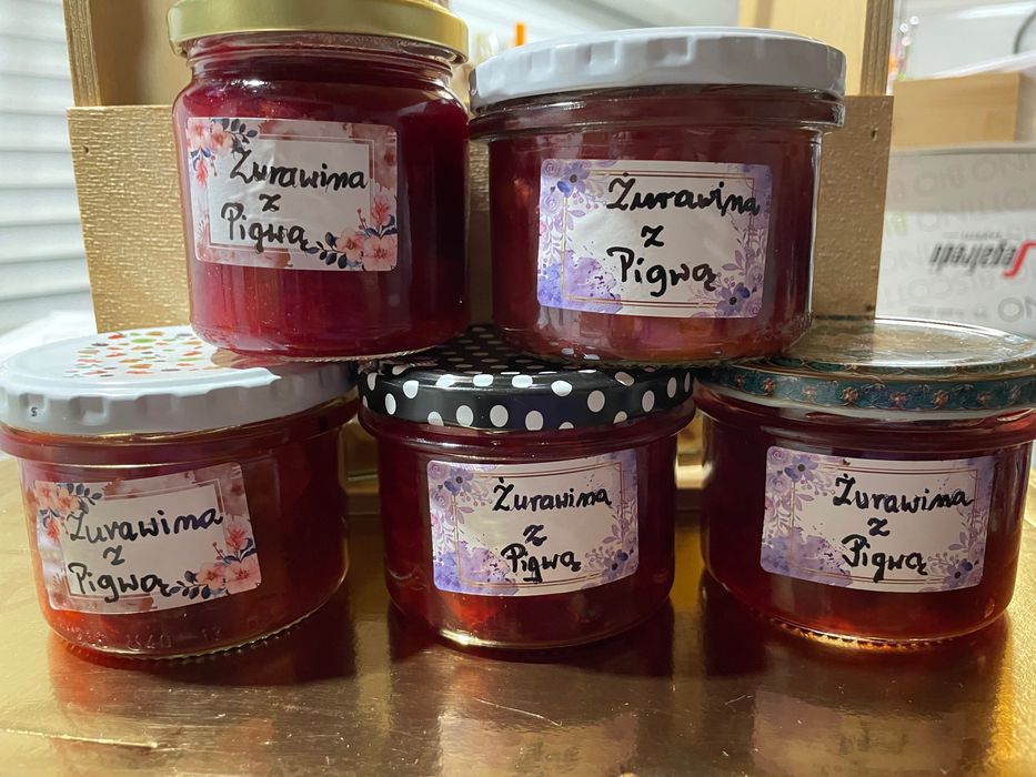 Żurawina z pigwą domowy dżem