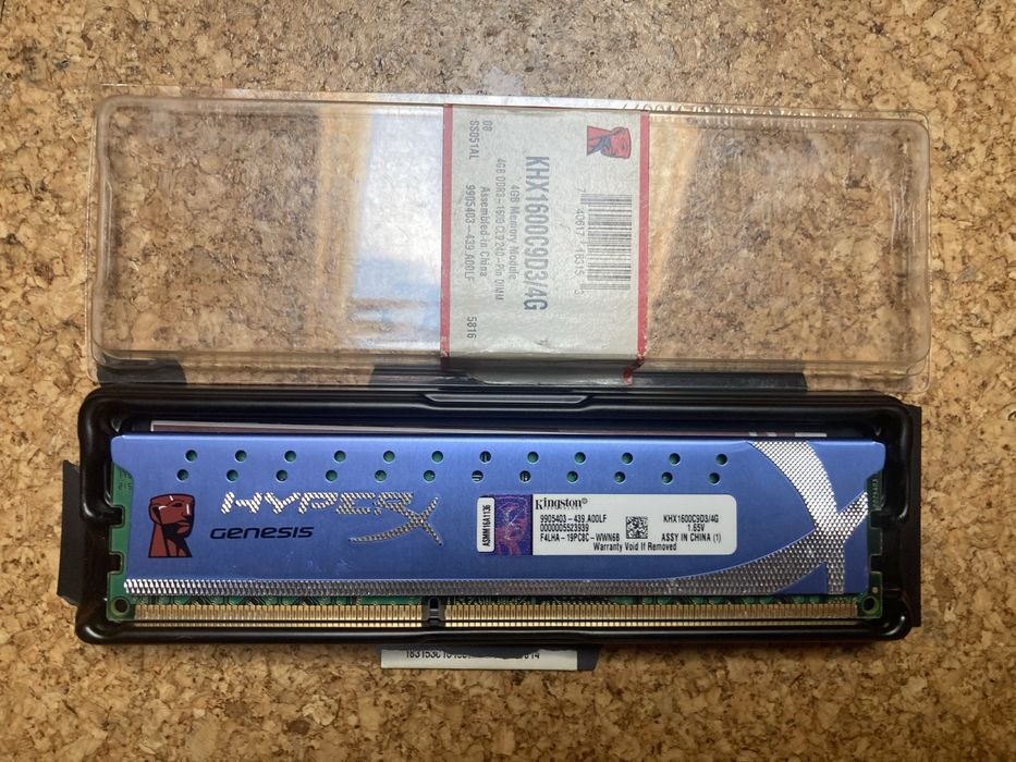 Memória  Kingston HyperX 4GB DDR3 1600mhz