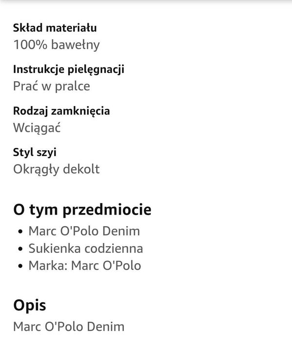 Marc O'Polo DENIM rozmiar M  nowa