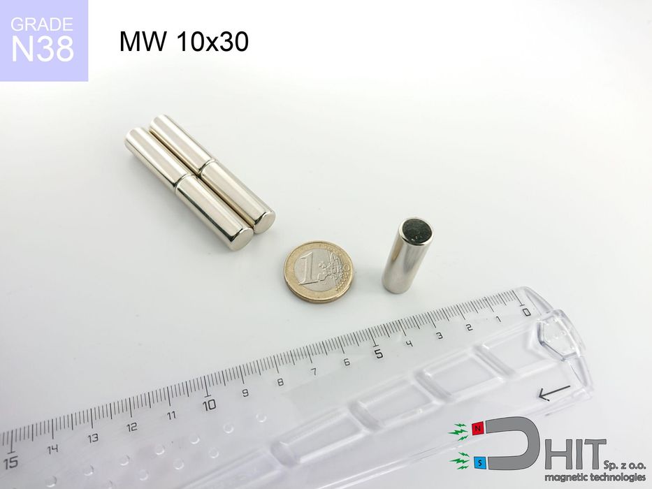 MW 10x30 [N38] - magnes cylindryczny do silników 6 szt.