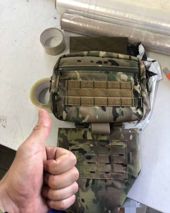 Захист Паху для бронежилету. Сумка Напашник+Фартух -  2 клас захисту.