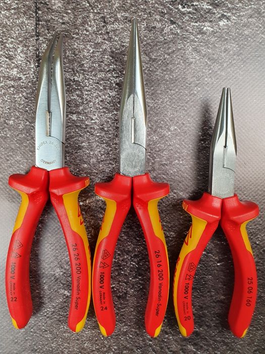 Knipex, інструмент електрика, кусачки, плоскогубці, утконоси