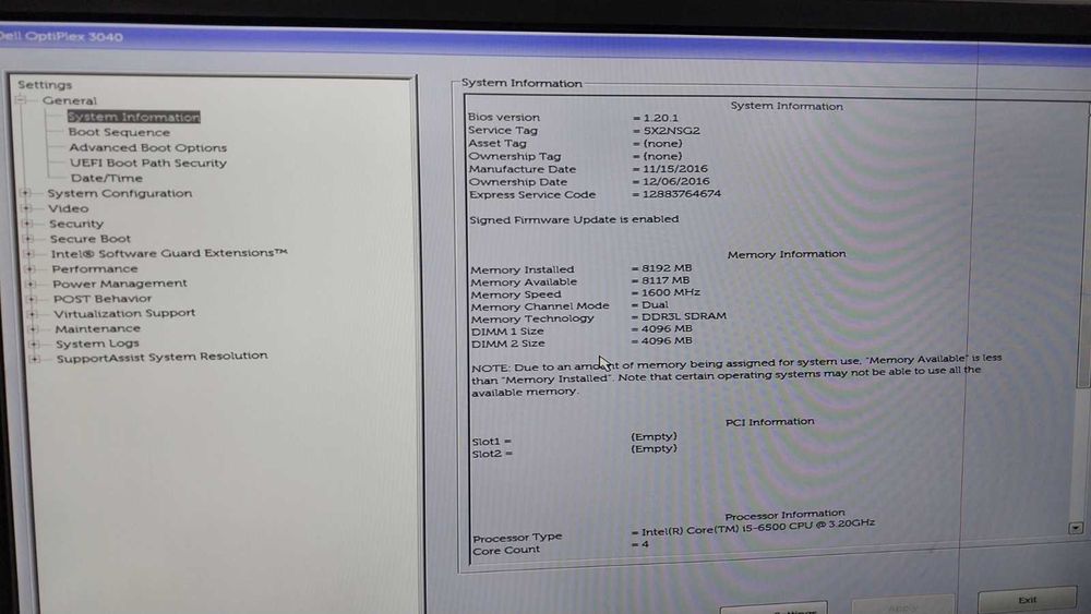 Системний блок Dell Optiplex 3040 SFF i5-6500 8gb