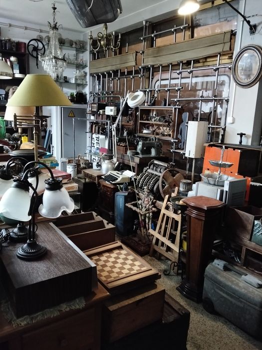 Antiguidades, velharias, vintage, industrial