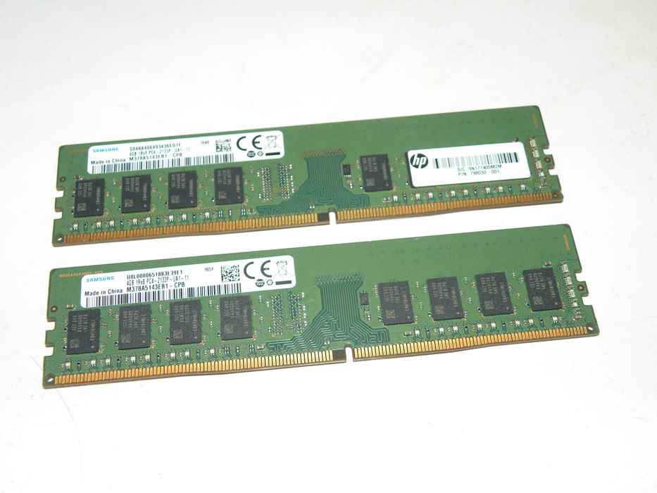 Pamięć ram DDR4 po 4GB Lub 2x4GB dual oraz 8GB w cenie 50zł Pojedyńcze