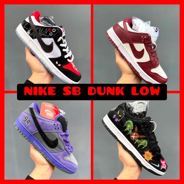 Трендові Кросівки Nike SB Dunk Low різних кольорів | Розміри 36-45