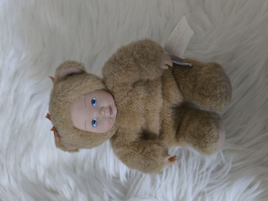 Колекційна лялька  спляча фея зайчик їжачок Anne Geddes