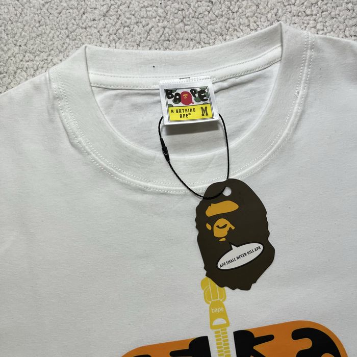 Футболка Bape tiger, чорна/біла, бейп тигр бейп с тигром