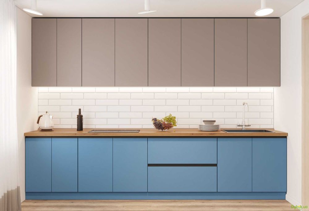 Кухня з торцевою ручкою. Кухня 3,2м - 18035грн. Придбати кухню.