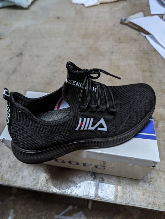 Buty sportowe 42 czarne, tekstylne