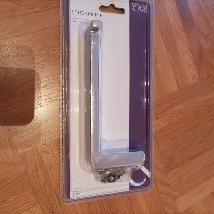 Uchwyt na papier toaletowy streamline