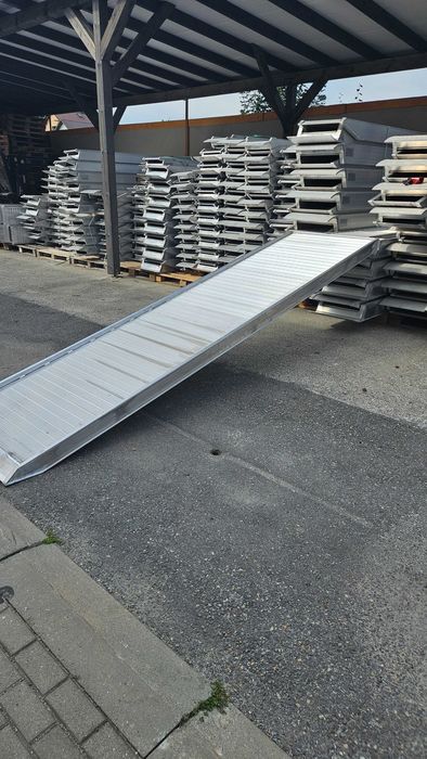 RAMPA ZAŁADUNKOWA - 1000kg, 4m w pełni aluminiowa, dostawa