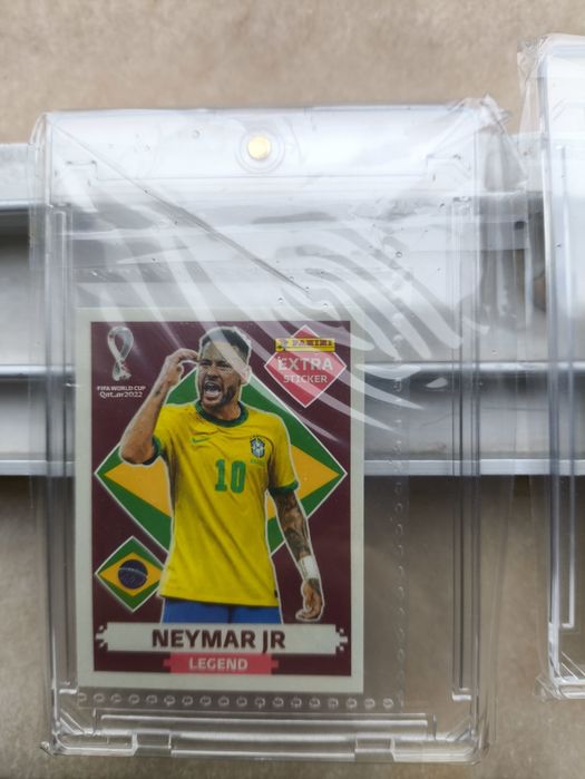 Raro Neymar Jr Extra Stickers WC 2022