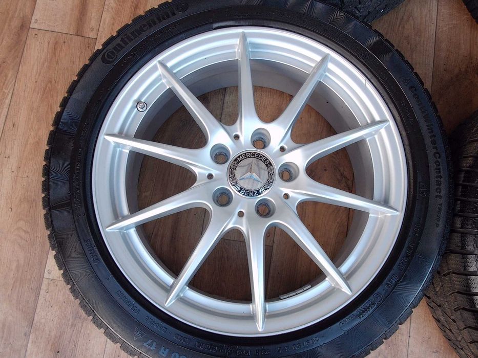 Felgi Mercedes A B C CLA Vito Viano VW Skoda Seat 17 5x112 ET49 ładne!