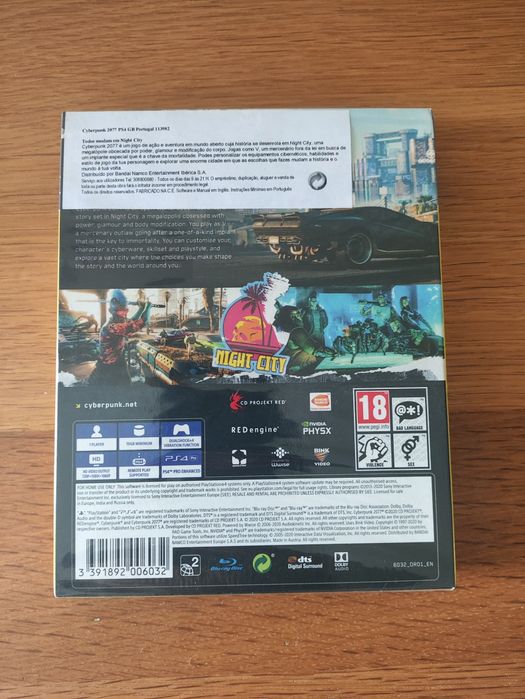 Cyberpunk 2077 selado