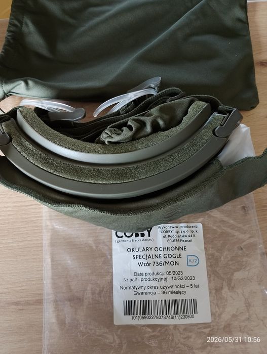 Okulary ochronne specjalnie  wzór 736/MON
