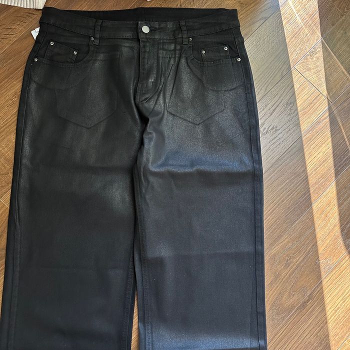 Waxed bootcut jeans acne rick Owens Margiela  ваксовані джинси буткат