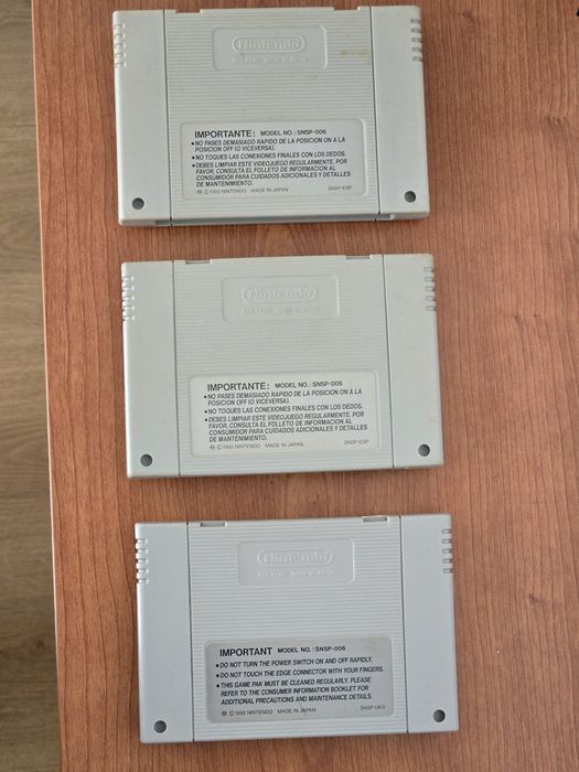 Pack -  3 Jogos - Super Nintendo (SNES)