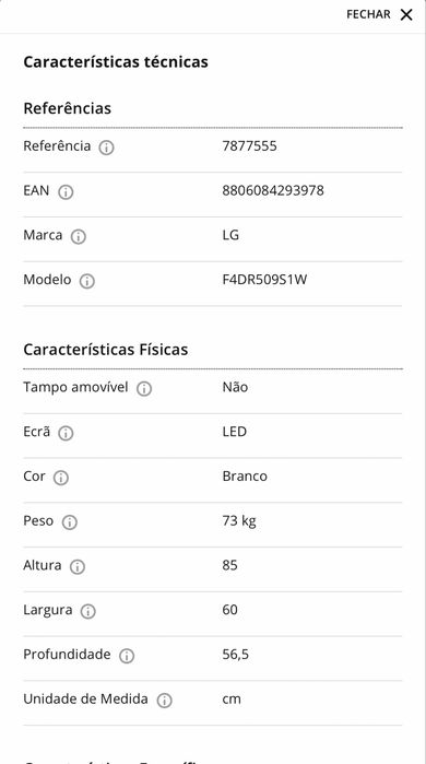 Vendo maquina de lsvar e secar