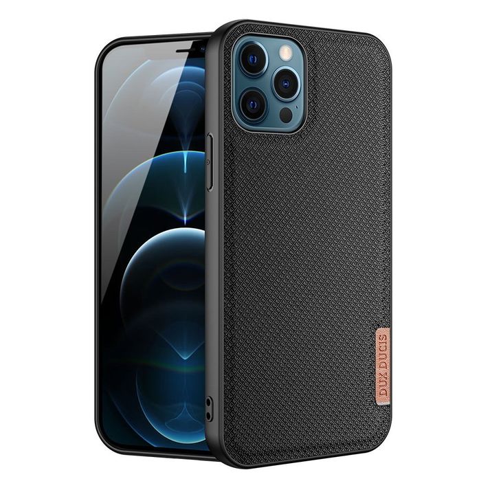 Etui Fino Dux Ducis Nylonowe Pokrycie Do Iphone 12 Pro Max Czarny