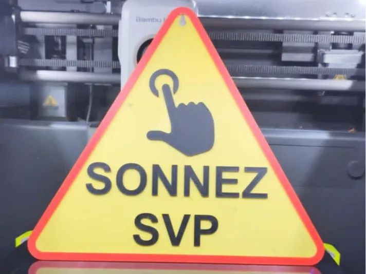 Placa "Toque a Campainha"