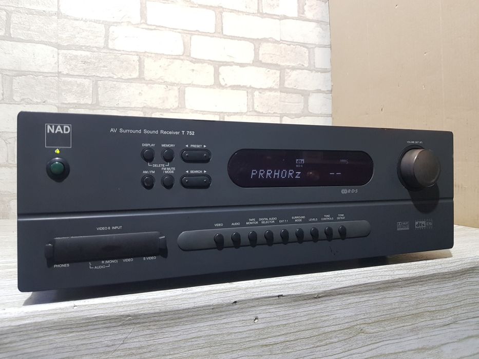 16 Кг! AV Стерео ресивер/підсилювач  NAD T752 2×100Вт б/у з Німеччин