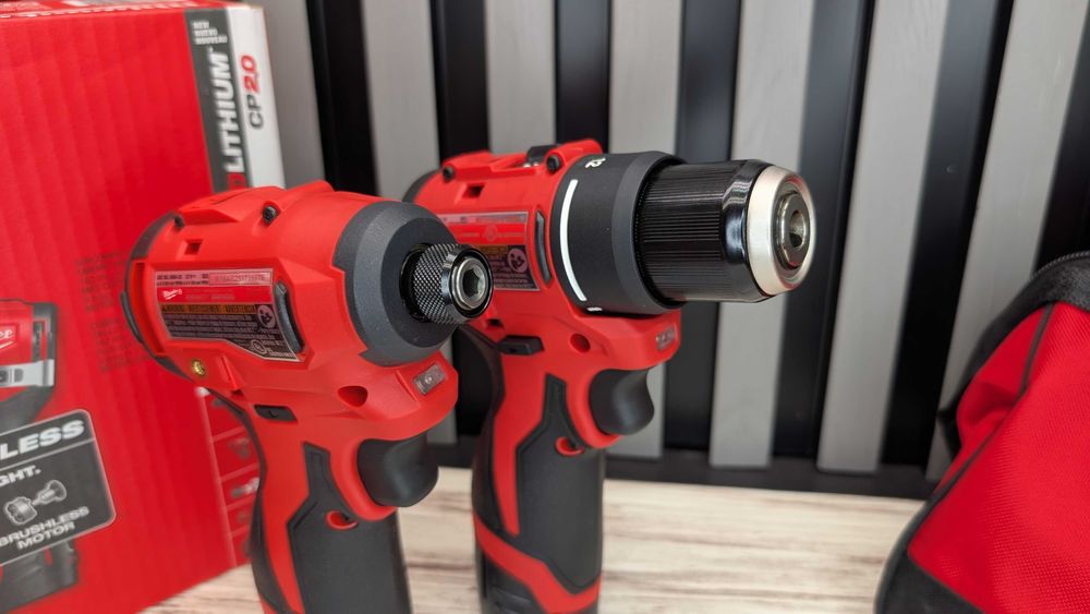 Набір Milwaukee M12 3494-22 Шуруповерт 3401-20 Імпакт 3450-20