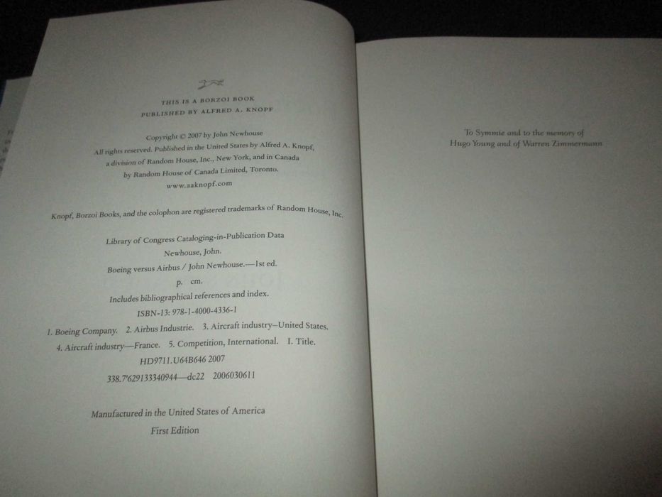 Livro Boeing versus Airbus John Newhouse