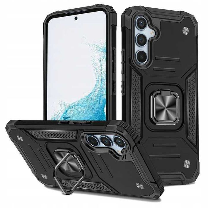 Etui Pancerne do Samsung Galaxy S24 Plus + Szkło Hartowane