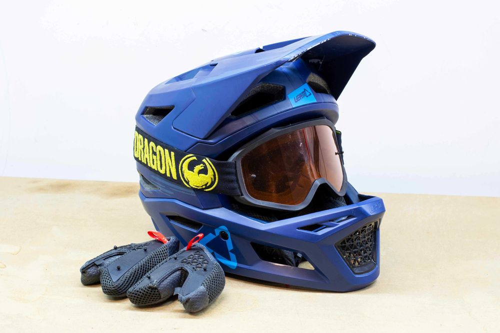 Kask rowerowy Leatt MTB Enduro 4.0 M niebieski  GOOGLE gratis