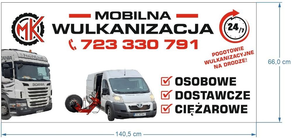 Mobilna Wulkanizacja/Mechanika/Awaryjne odpalanie samochodu