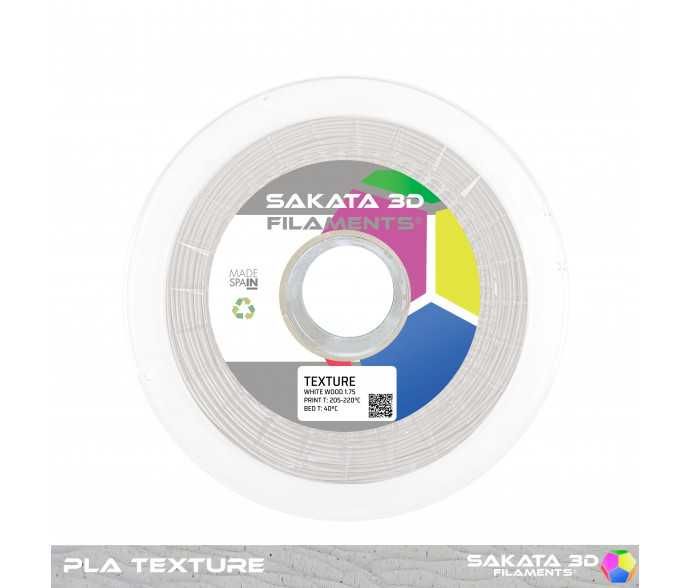 Filamento Profissional PLA SAKATA Madeira - Branco 450g