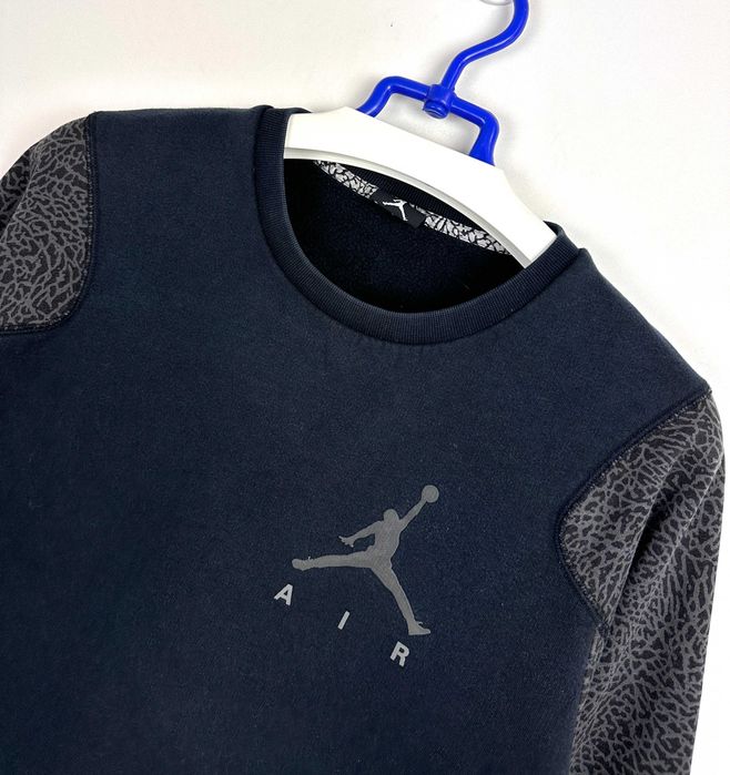 Bluza męska Jordan panterka czarna bez kaptura r. S