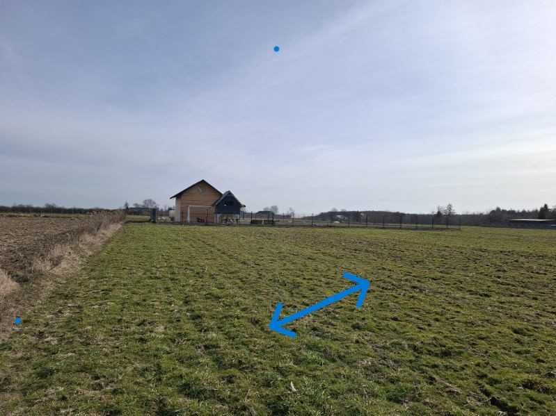 Piękna Działka budowlana 1102 m² gmina Załuski powiat płoński - Widok 5