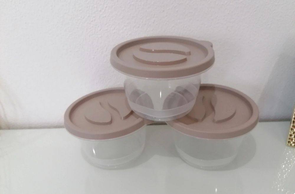 Tupperware conjunto 3 unidades